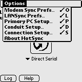 HotSyncMenu